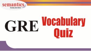 GRE vocabulary quiz